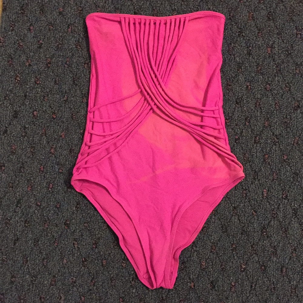 Strapless one piece swimsuit (H&M)